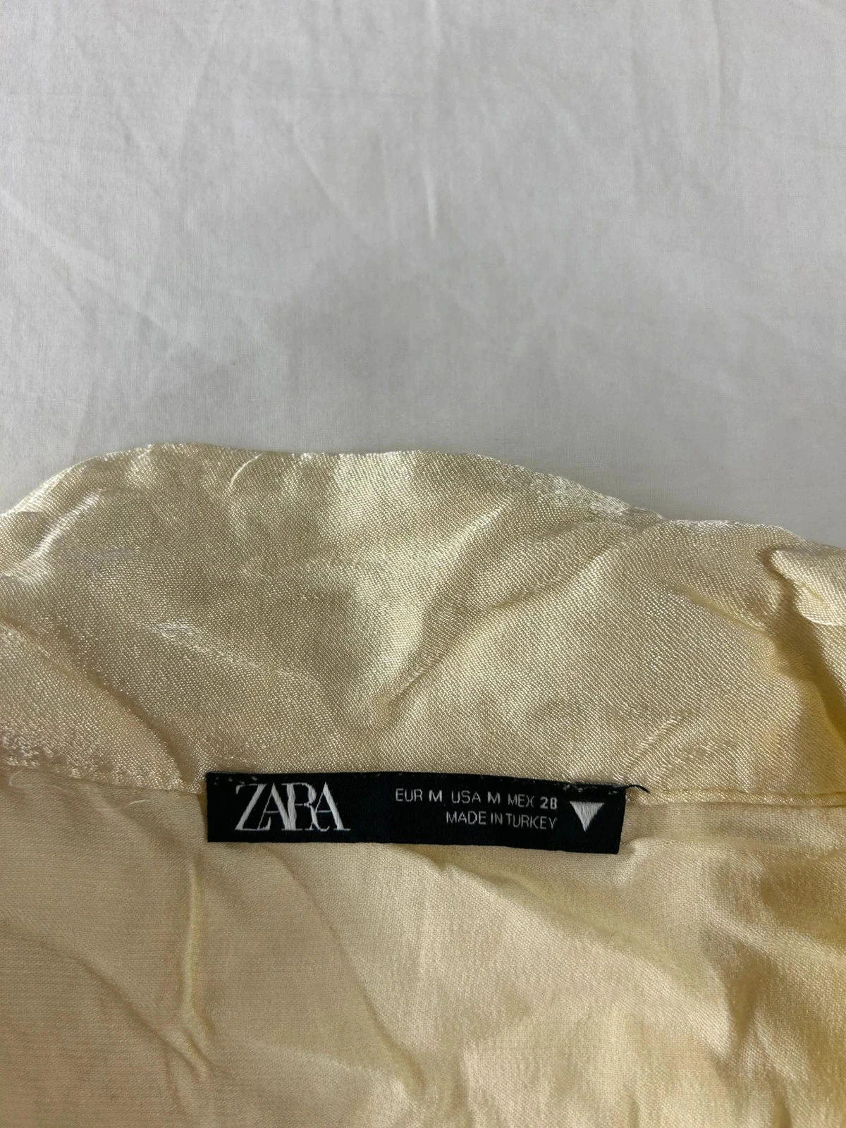 Gele beige Zara blouse – photo 5